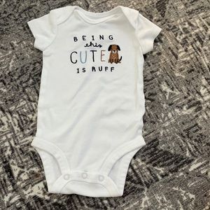 Adorable baby onesie, lightly worn